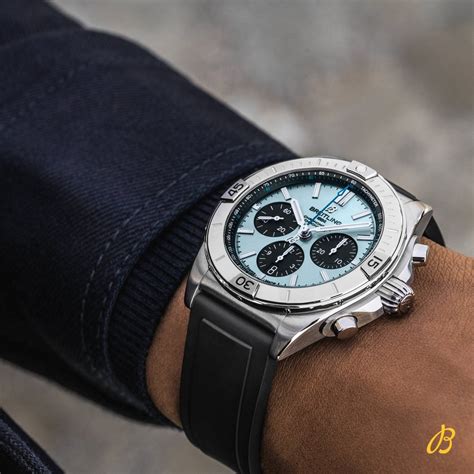 breitling chronomat ice blue limited edition|Breitling 42 ice blue.